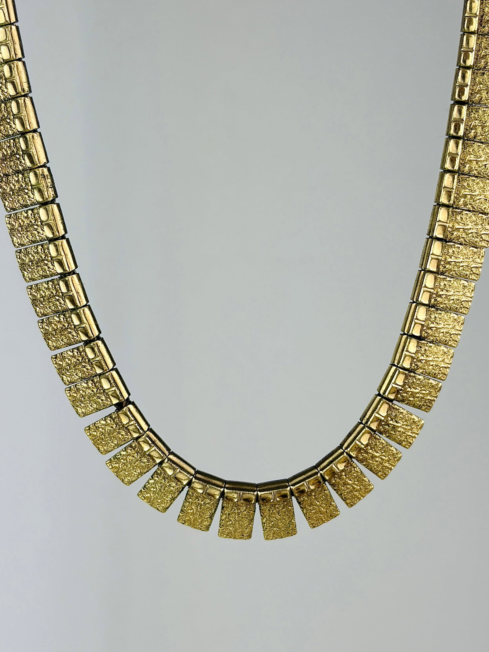 VINTAGE AMERIKANER GOLD PLATED COLLAR / NECKLACE (1 of 5)