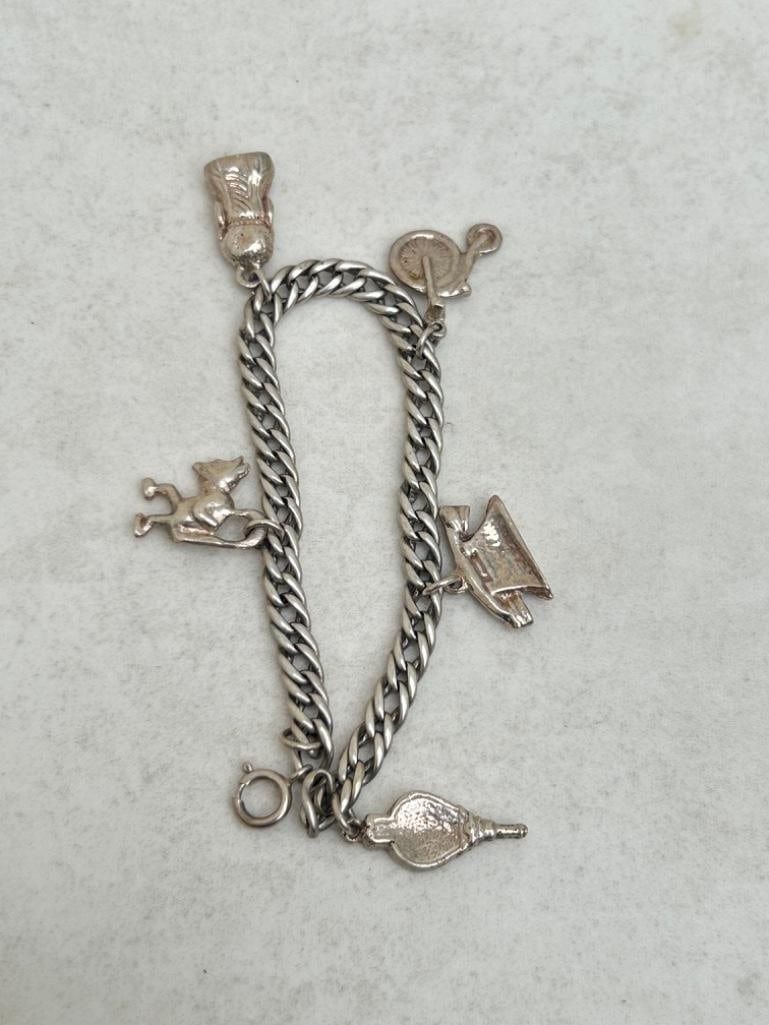 Sweet Silver Charm Bracelet - 2
