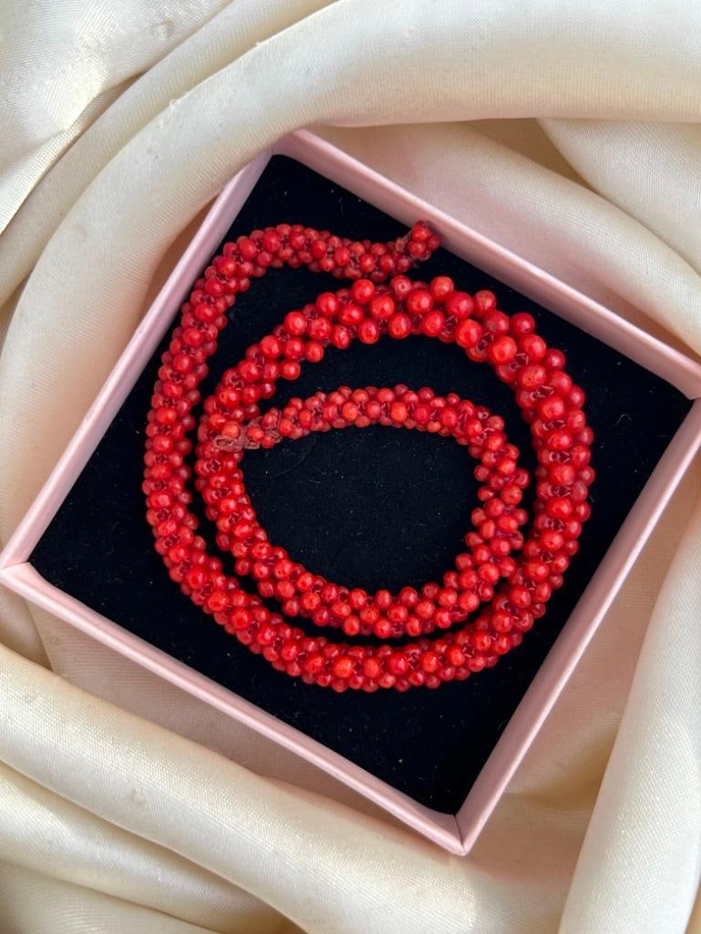 Coral Bead Necklace - 2