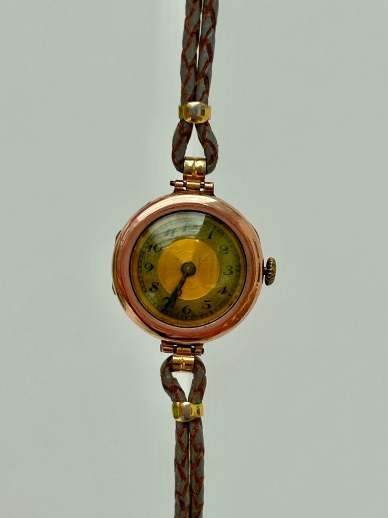 9ct Gold Vintage Ladies Watch - 2