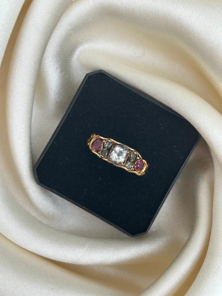 Antique Gemstone Ring in Gold - 6