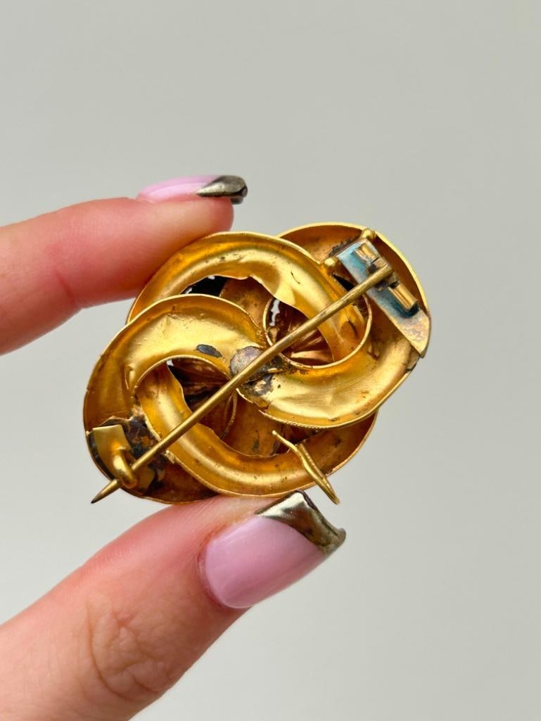 Antique Gold Pendant / Brooch - 2