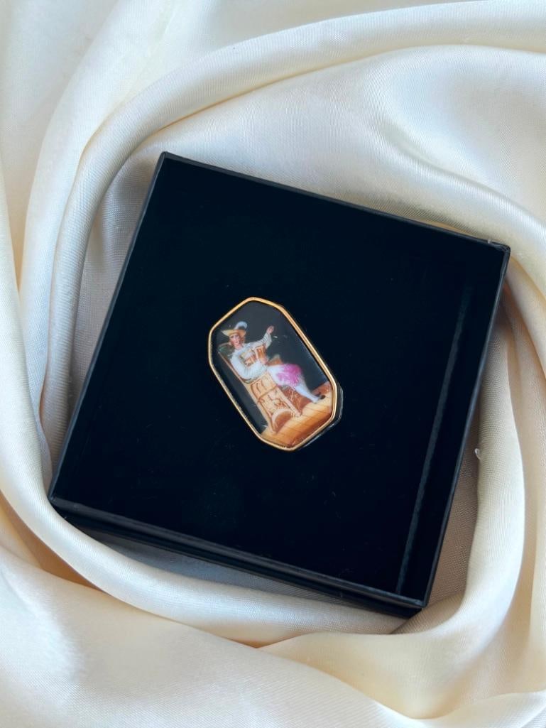 Antique Portrait Brooch - 3
