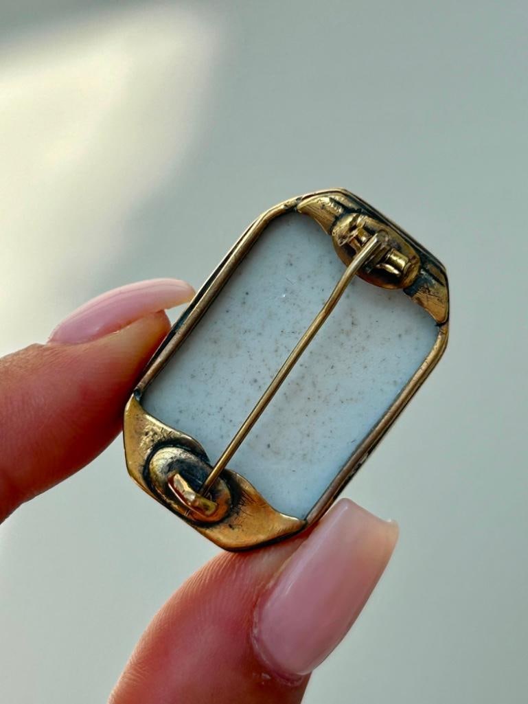 Antique Portrait Brooch - 4