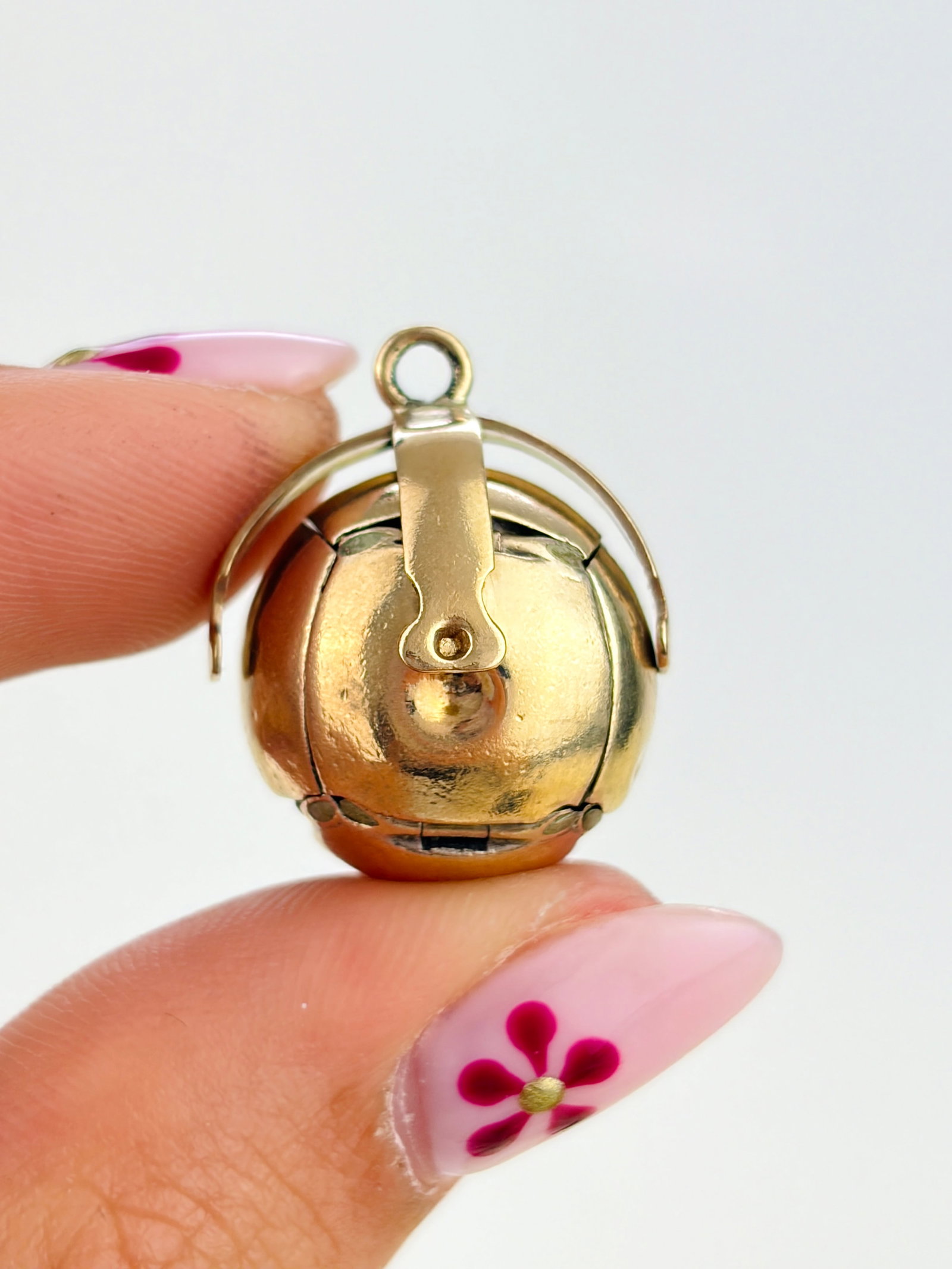 GOLD AND SILVER RARE OPENING MASONIC ORB/CROSS PENDANT - 5