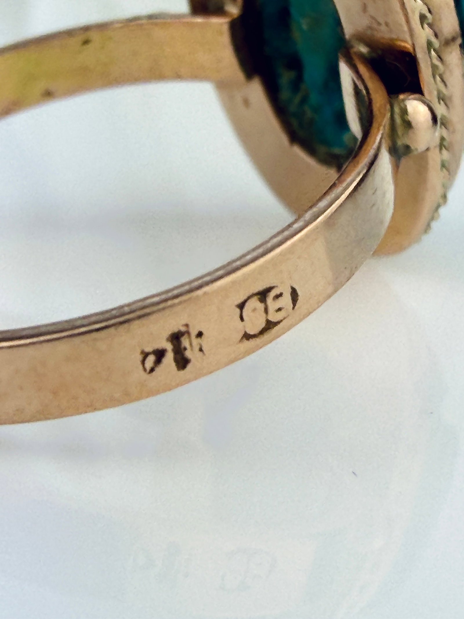 ANTIQUE EGYPTIAN REVIVAL SCARAB RING IN 18CT YELLOW GOLD - 4