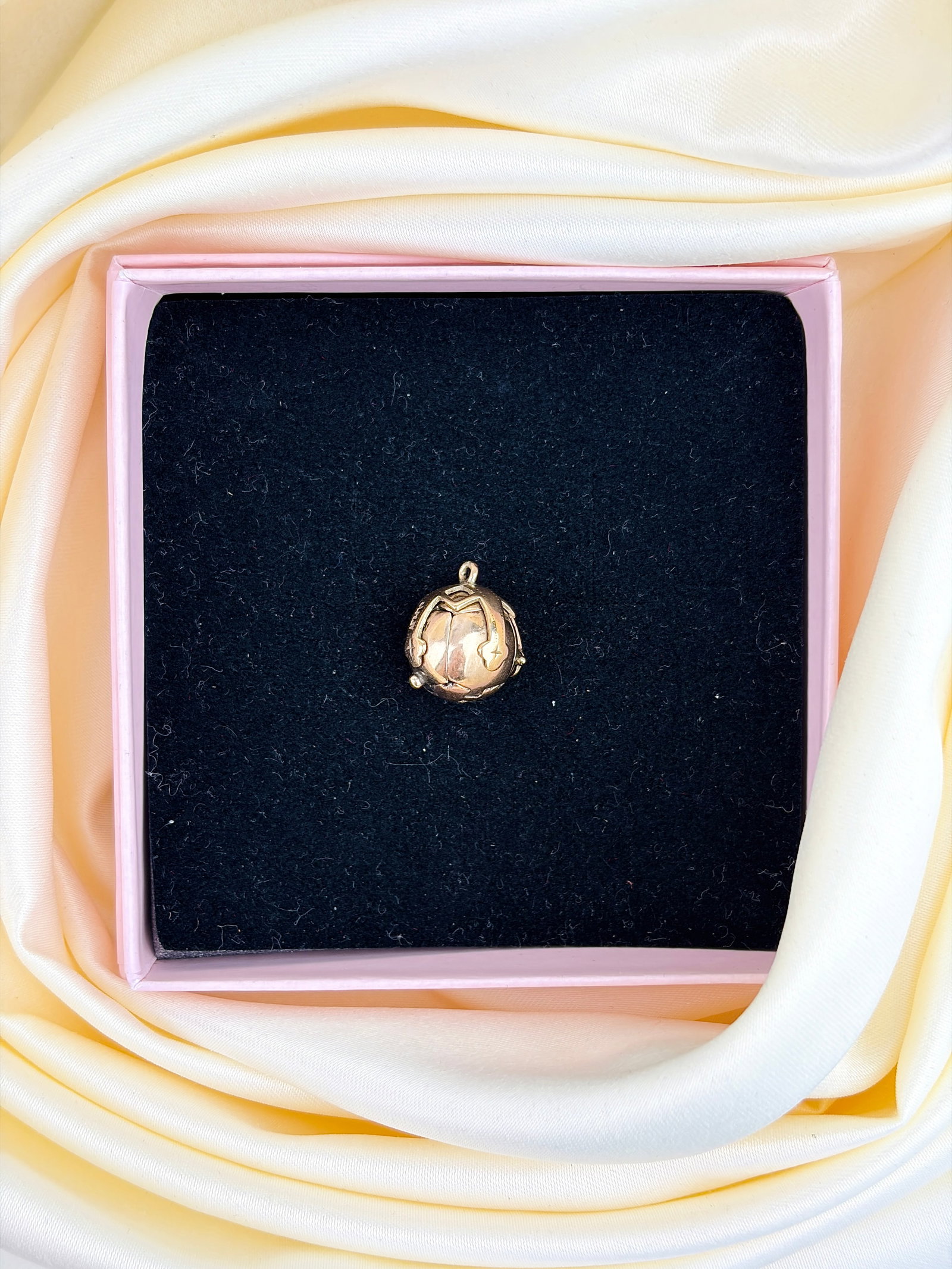 RARE MASONIC OPENING BALL/CROSS PENDANT IN GOLD AND SILVER - 5