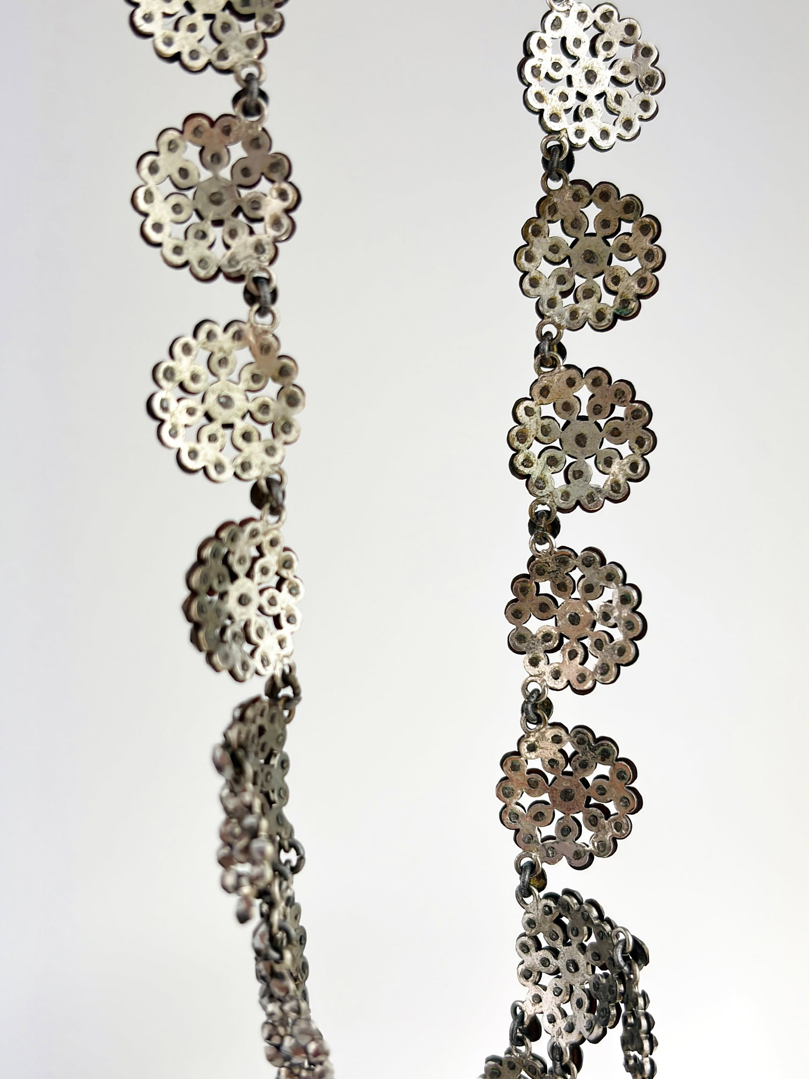 ANTIQUE GEORGIAN CUT STEEL NECKLACE - 5