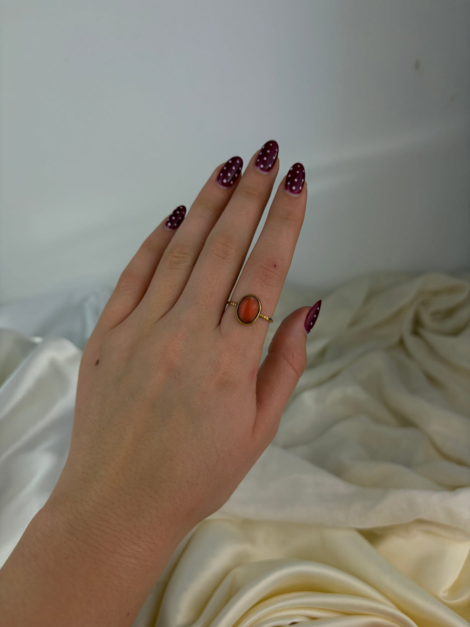 antique yellow gold ring - 8