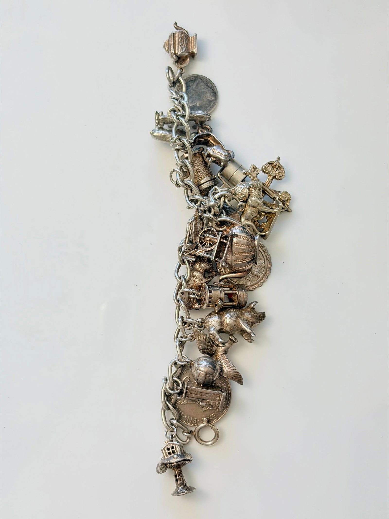 SILVER CHARM BRACELET (1 of 3)