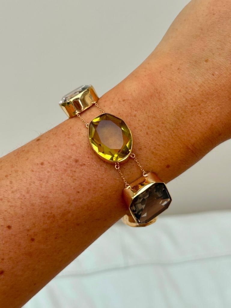 Antique Huge Gemset Bracelet: Antique Huge Gemset Bracelet the most gorgeous chunky statement bracelet!! measurements length 18cm width 20mm weight 37.55g materials 