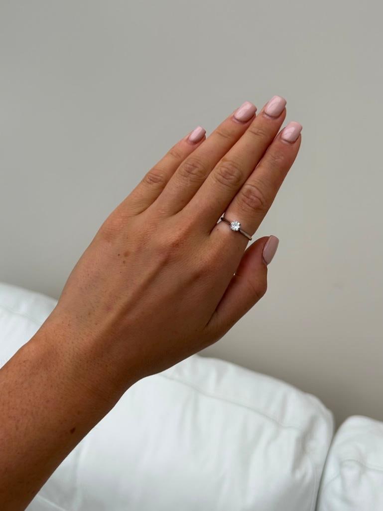 Antique .50pts Diamond Solitaire Engagement Style Ring in 18ct Gold - 4
