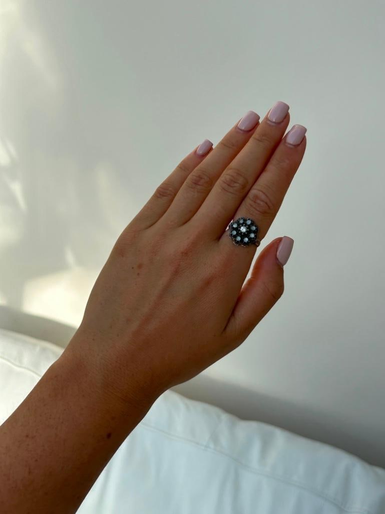 Diamond Cluster Ring in Gold - 3