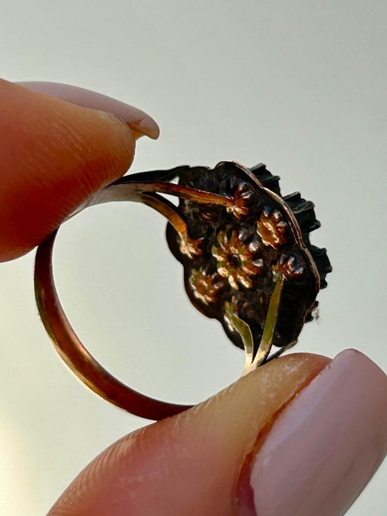 Diamond Cluster Ring in Gold - 5