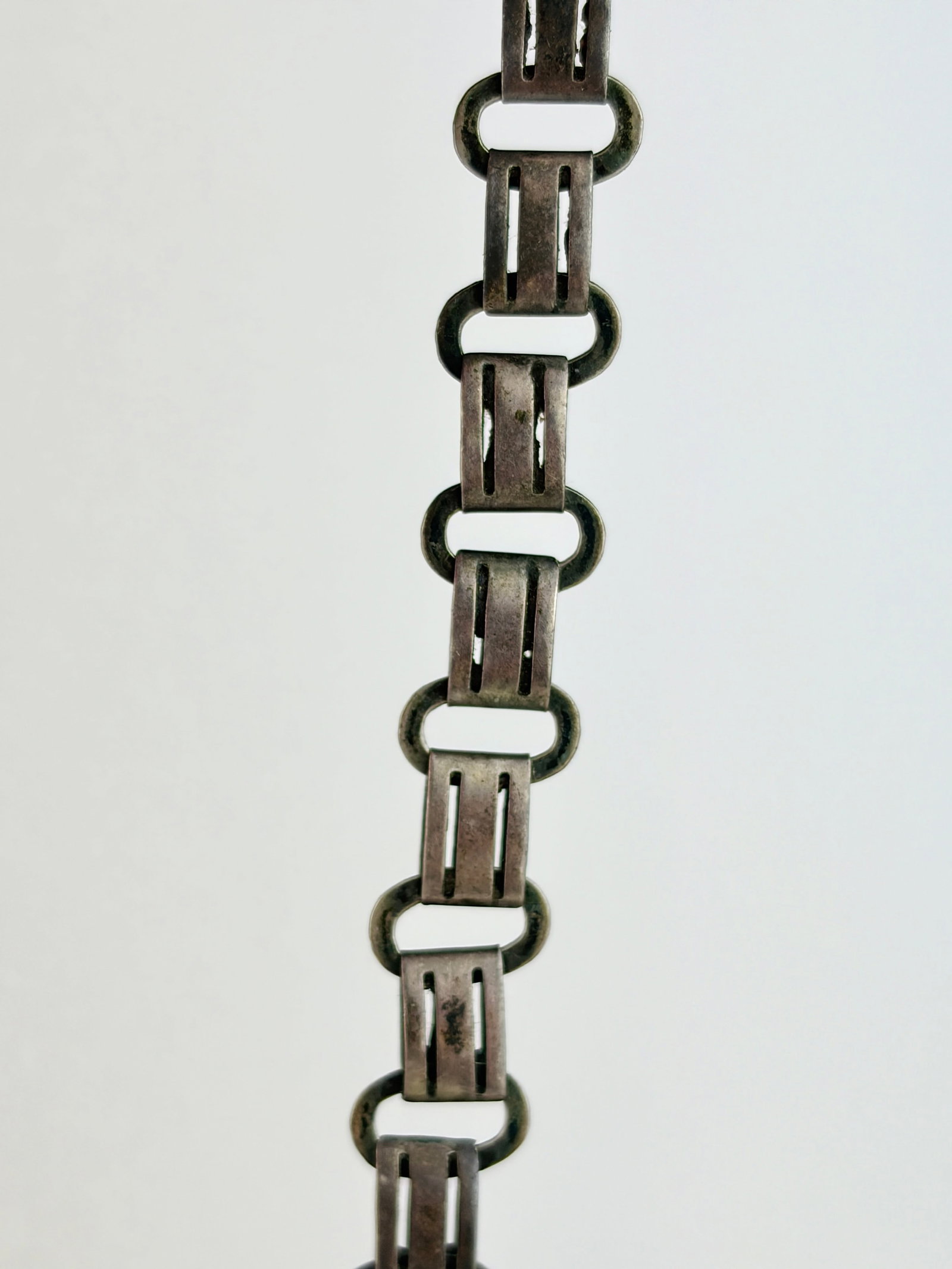 VICTORIAN SILVER BOOK CHAIN - 2