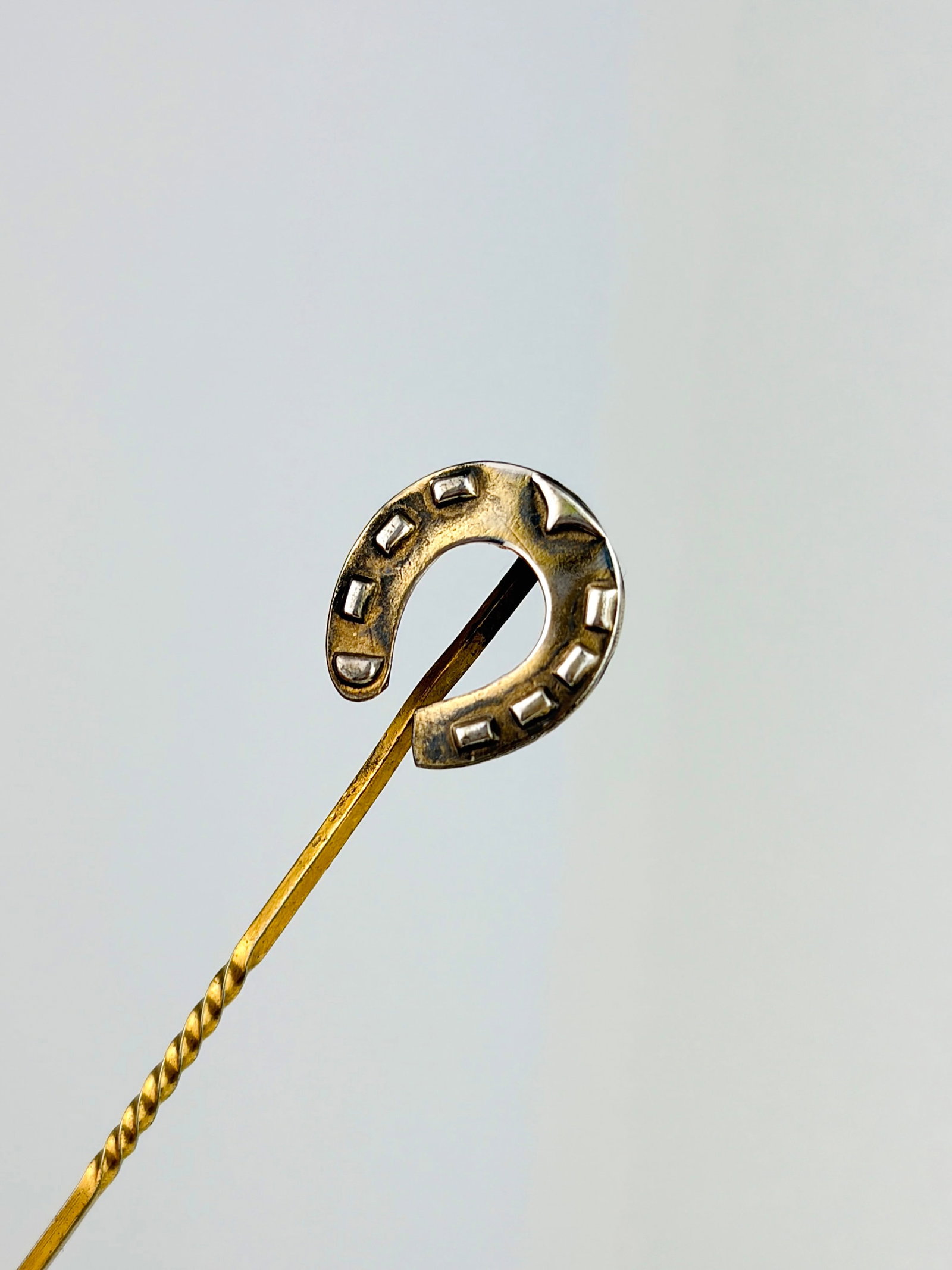 ANTIQUE HORSESHOE STICK PIN BROOCH (1 of 6)