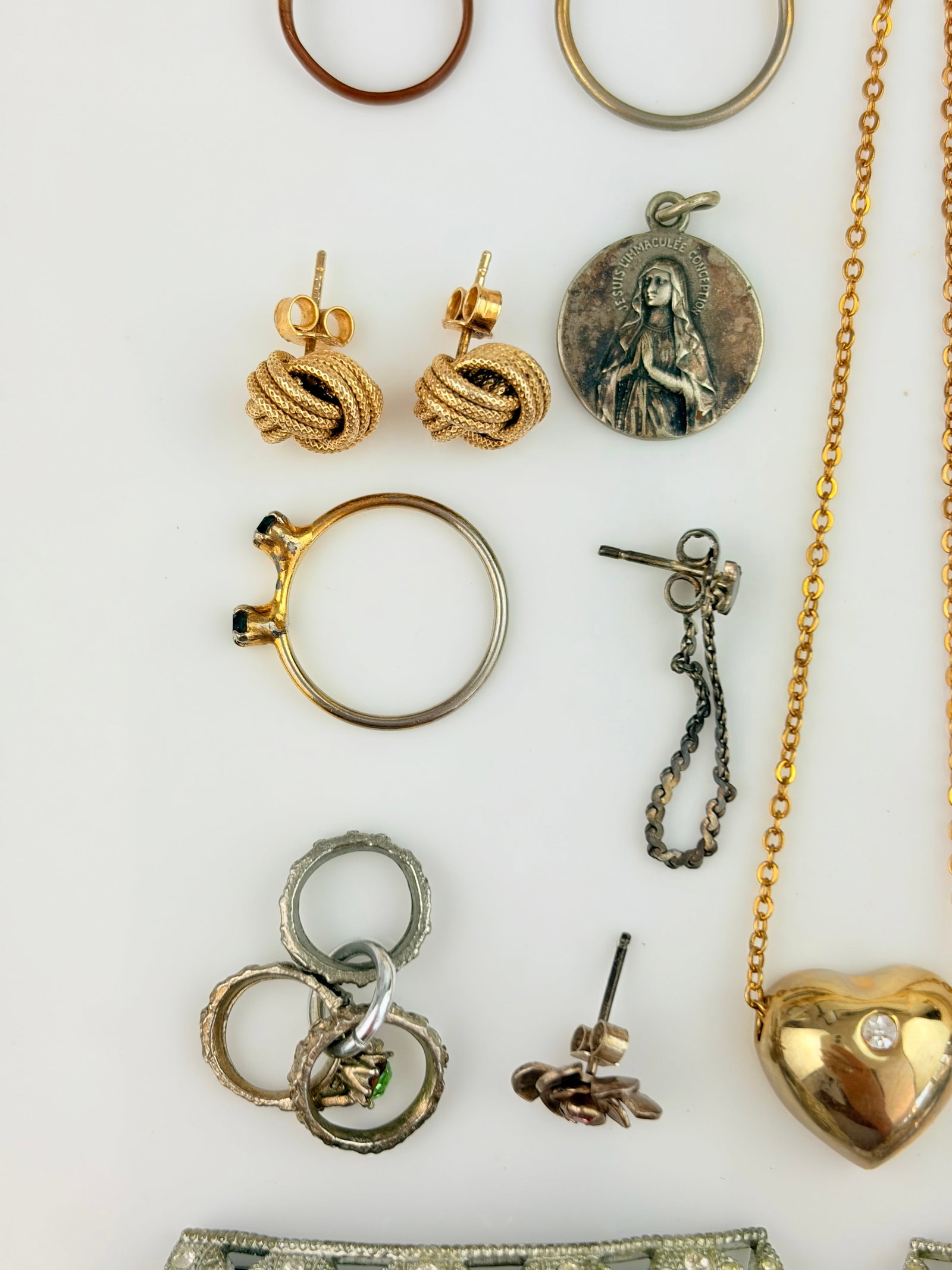 Mixed Lot - Clips, Rings, Necklaces etc - 3