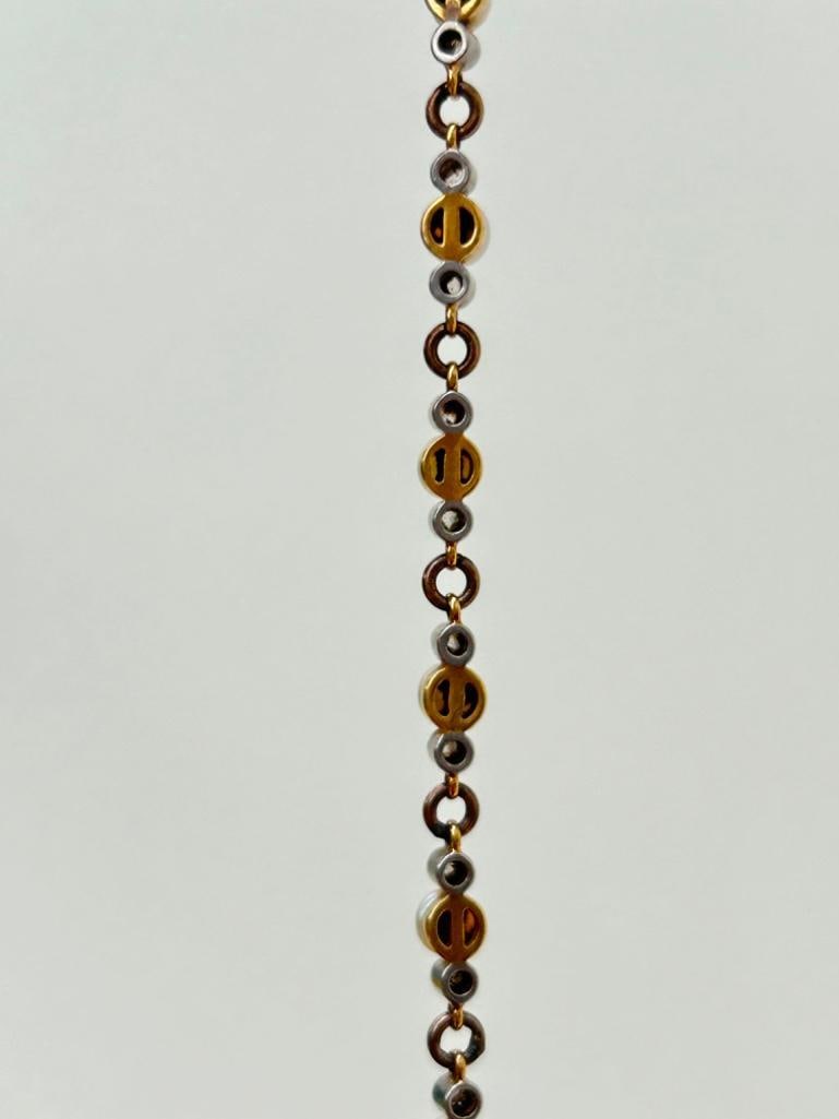 *Antique Gold and Diamond Pearl Bracelet - 5