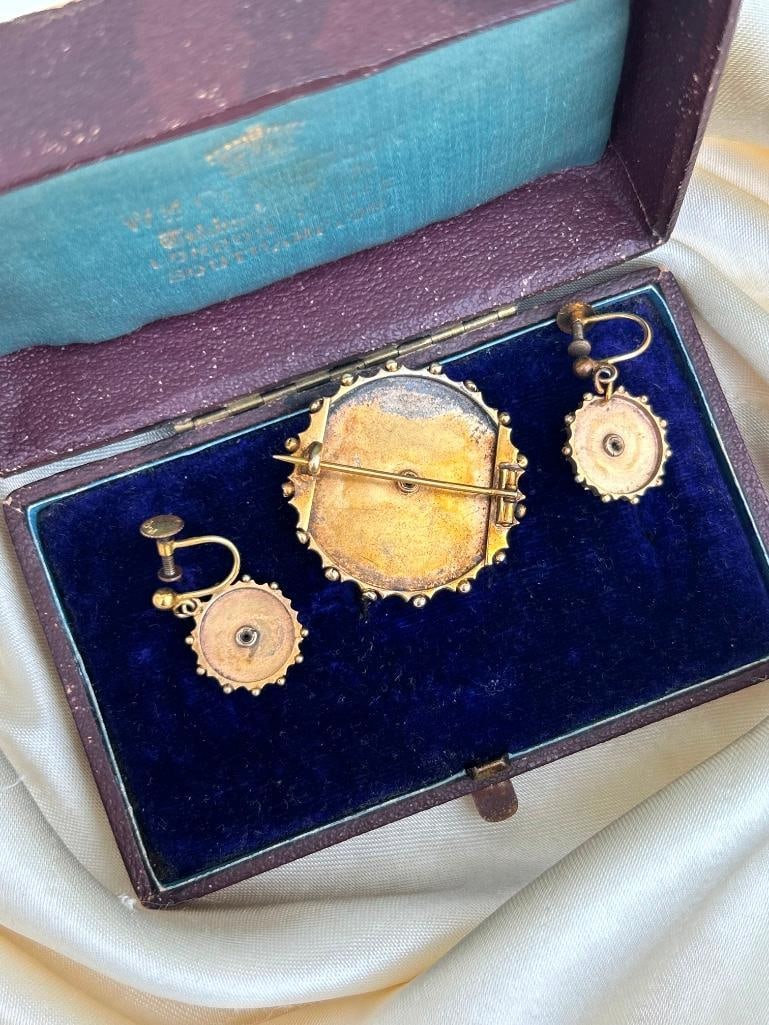 Victorian era rolled gold star set in original box - 8
