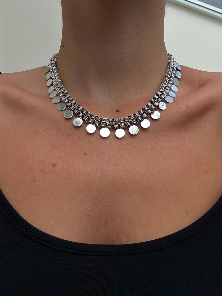Wonderful antique colour style necklace - 2