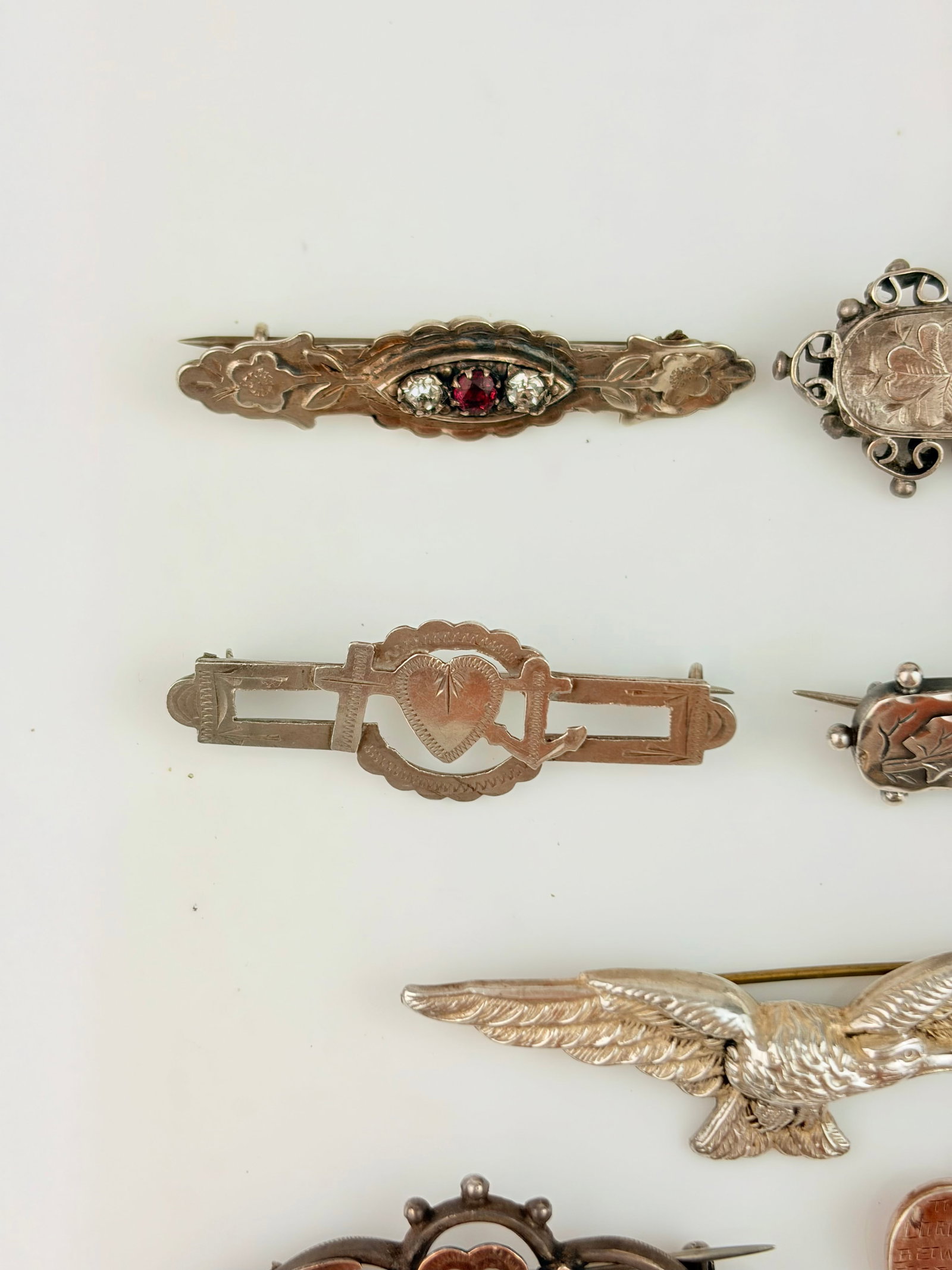 Mixed Lot - Silver Brooches - 5