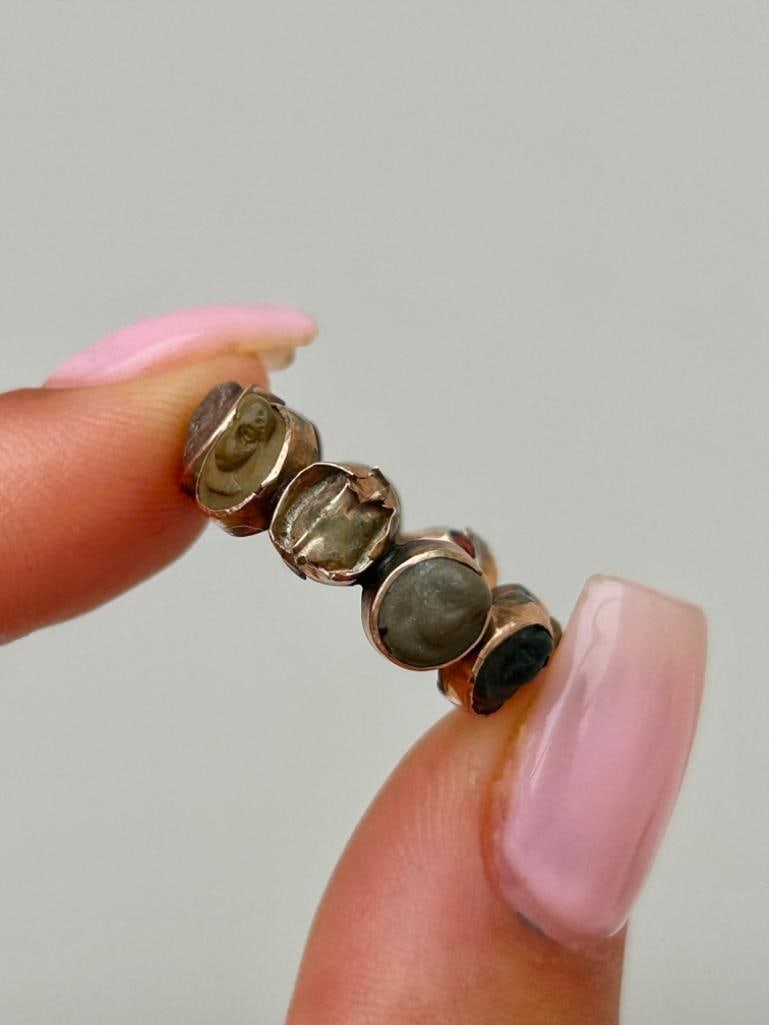 Antique Carved Cameo “Specimen” Ring AF - 5