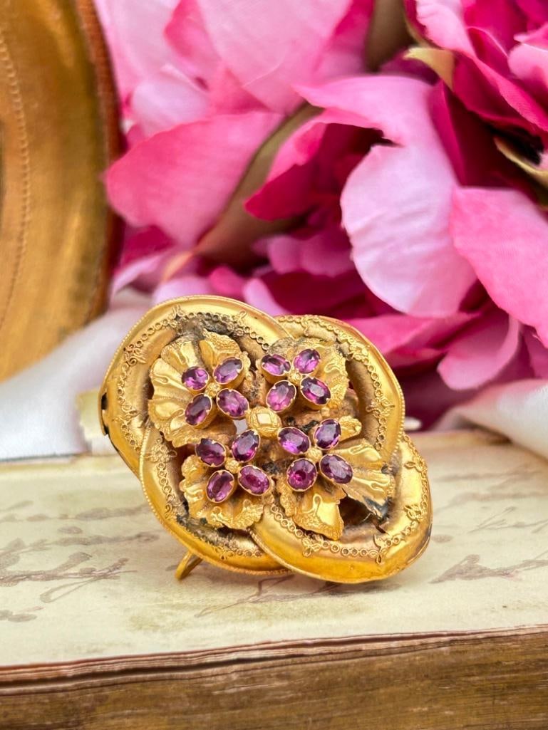Antique Gold Pendant / Brooch - 3