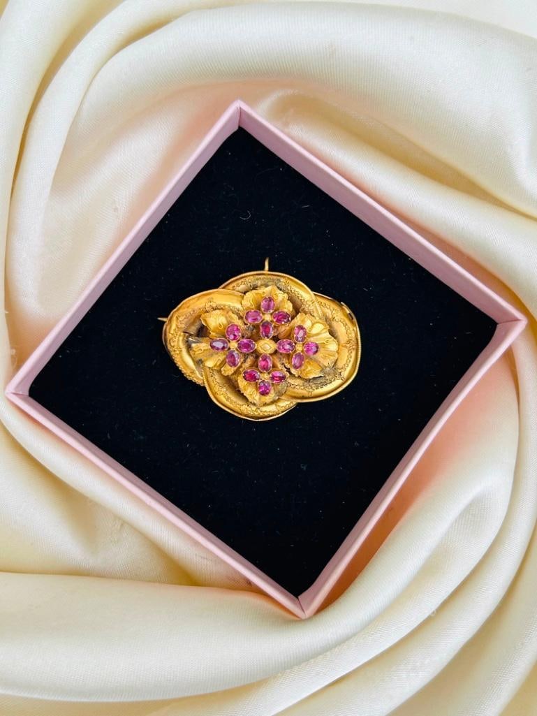 Antique Gold Pendant / Brooch - 5