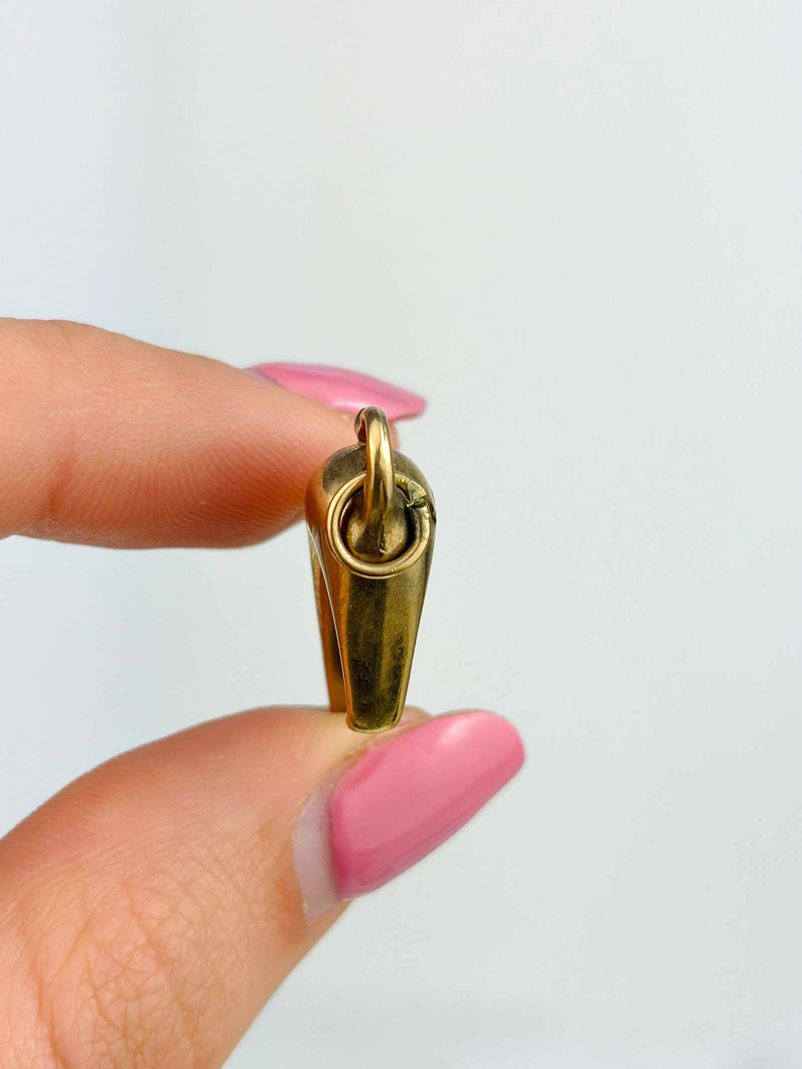 VINTAGE 9CT YELLOW GOLD CAT CHARM - 4