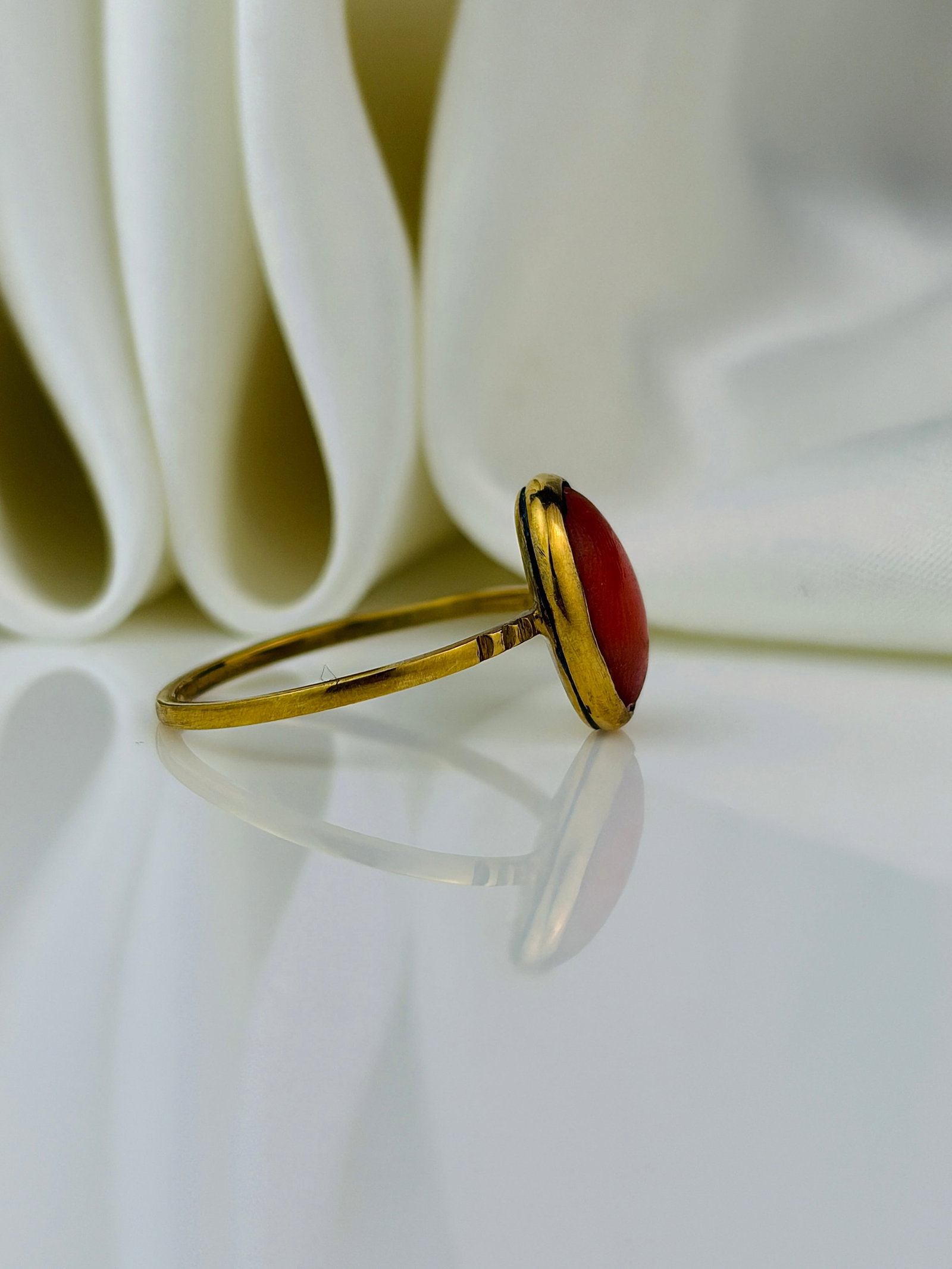 antique yellow gold ring - 2