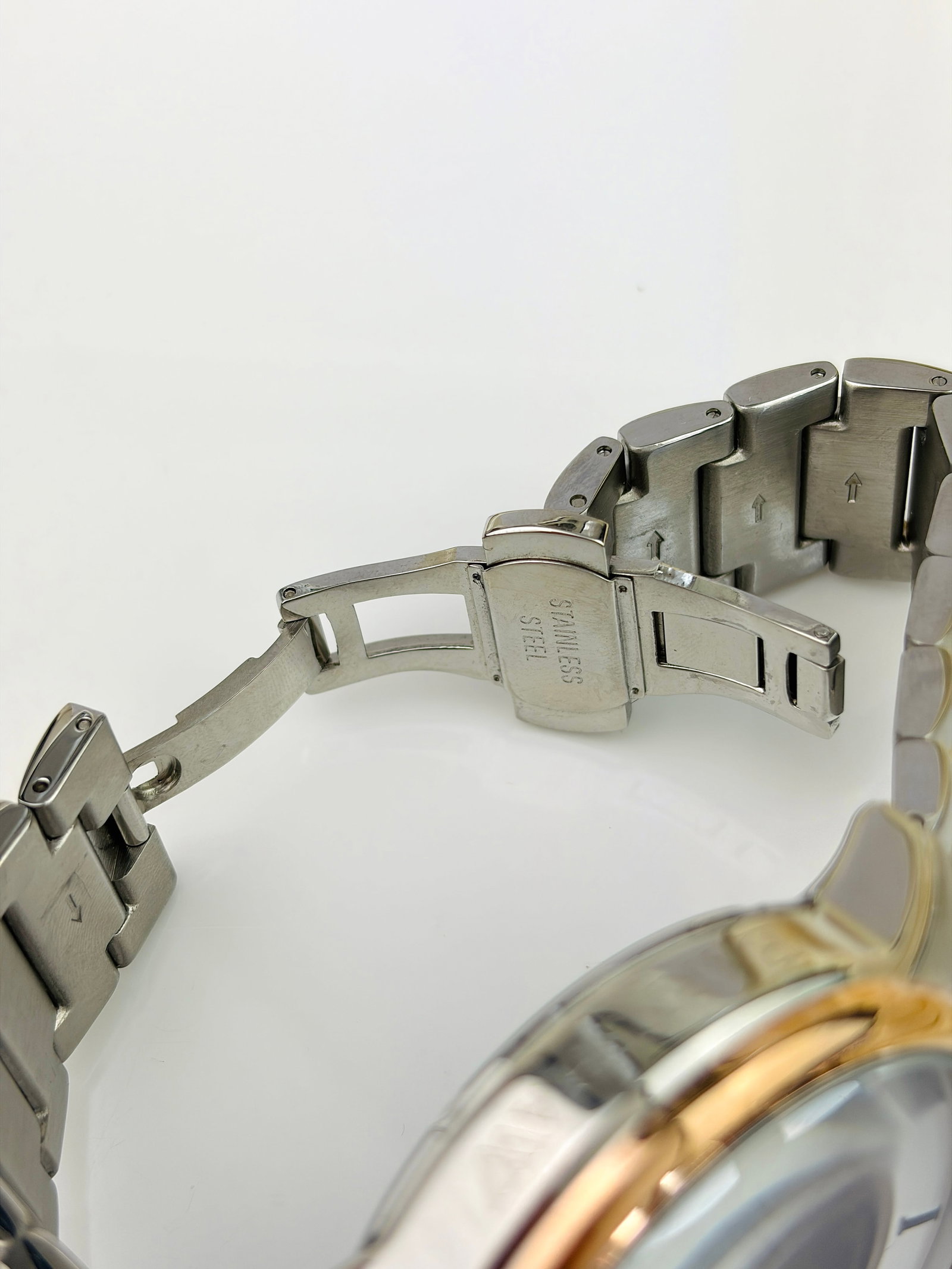 THOMAS EARNSHAW MENS DUAL TIME SKELETON WATCH WITH STAINLESS STEEL BRACELET - 4