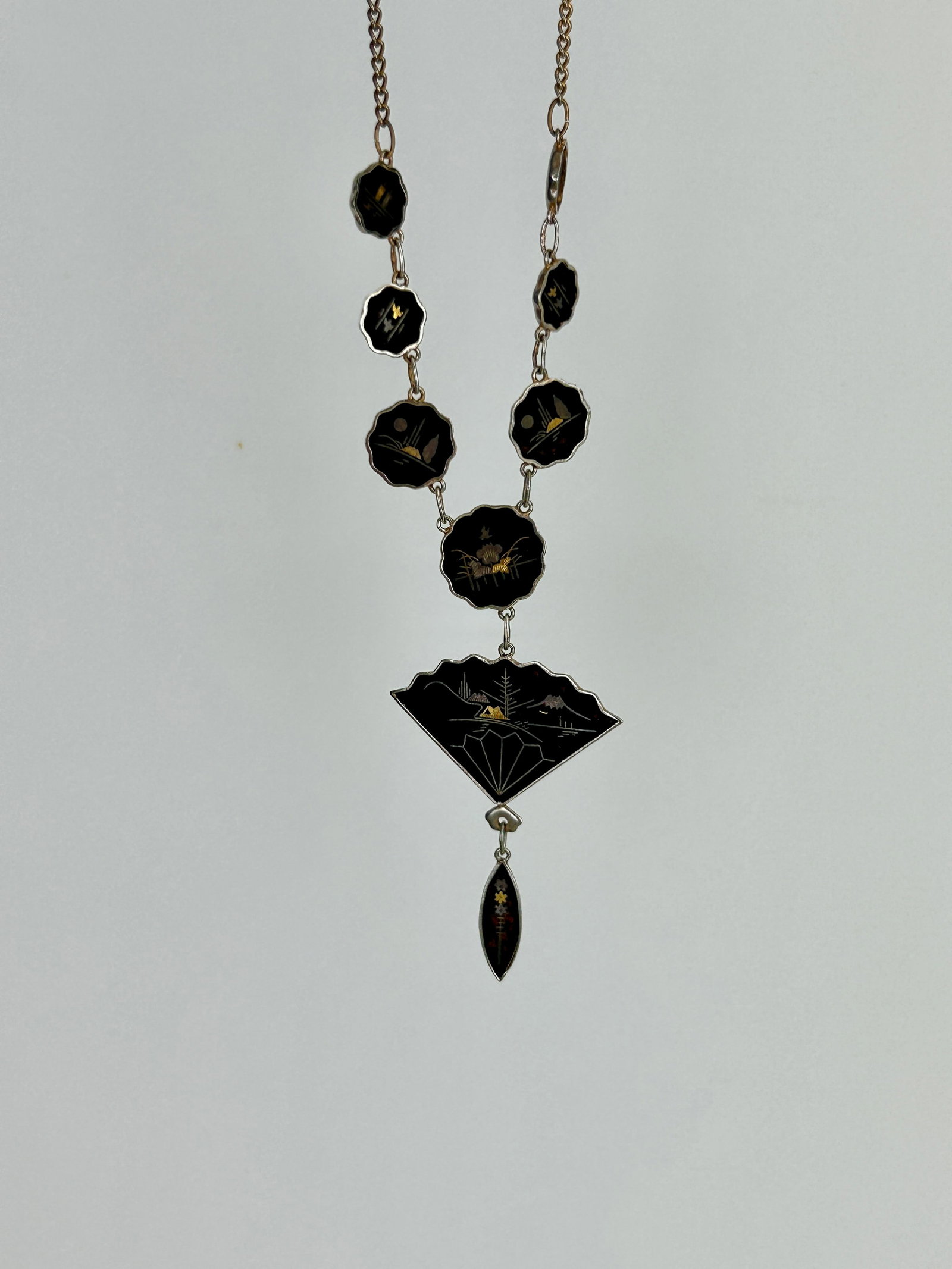 Vintage Japanese Shukeda Necklace with Fancy Clasp - 3