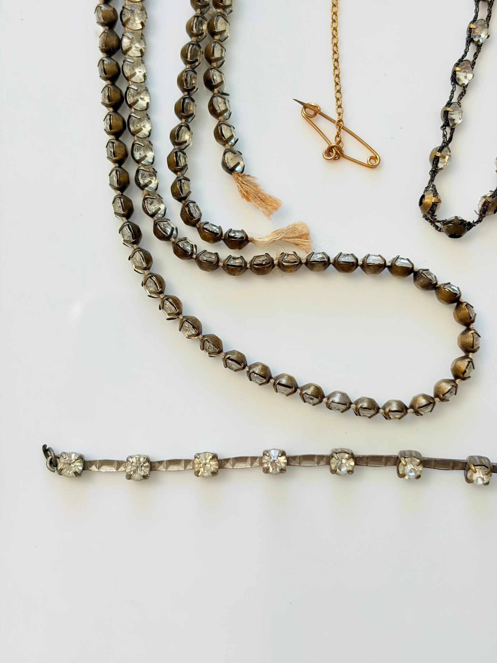 MIXED LOT- HAIR PIN, ANTIQUE PASTE ETC - 4