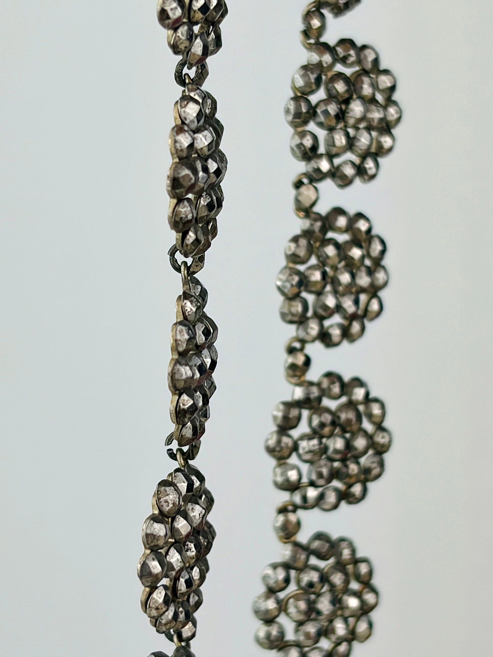 GEORGIAN ERA CUT STEEL RIVIERE NECKLACE - 2