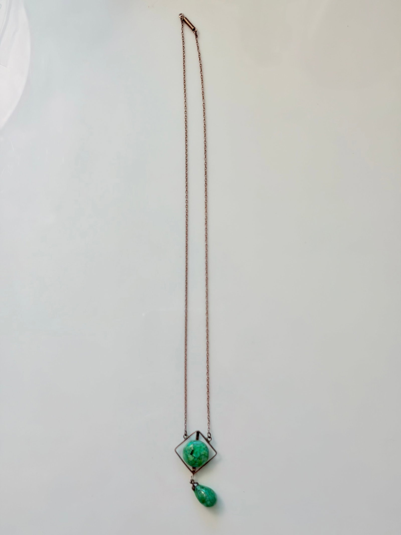 ART DECO JADE NECKLACE - 2