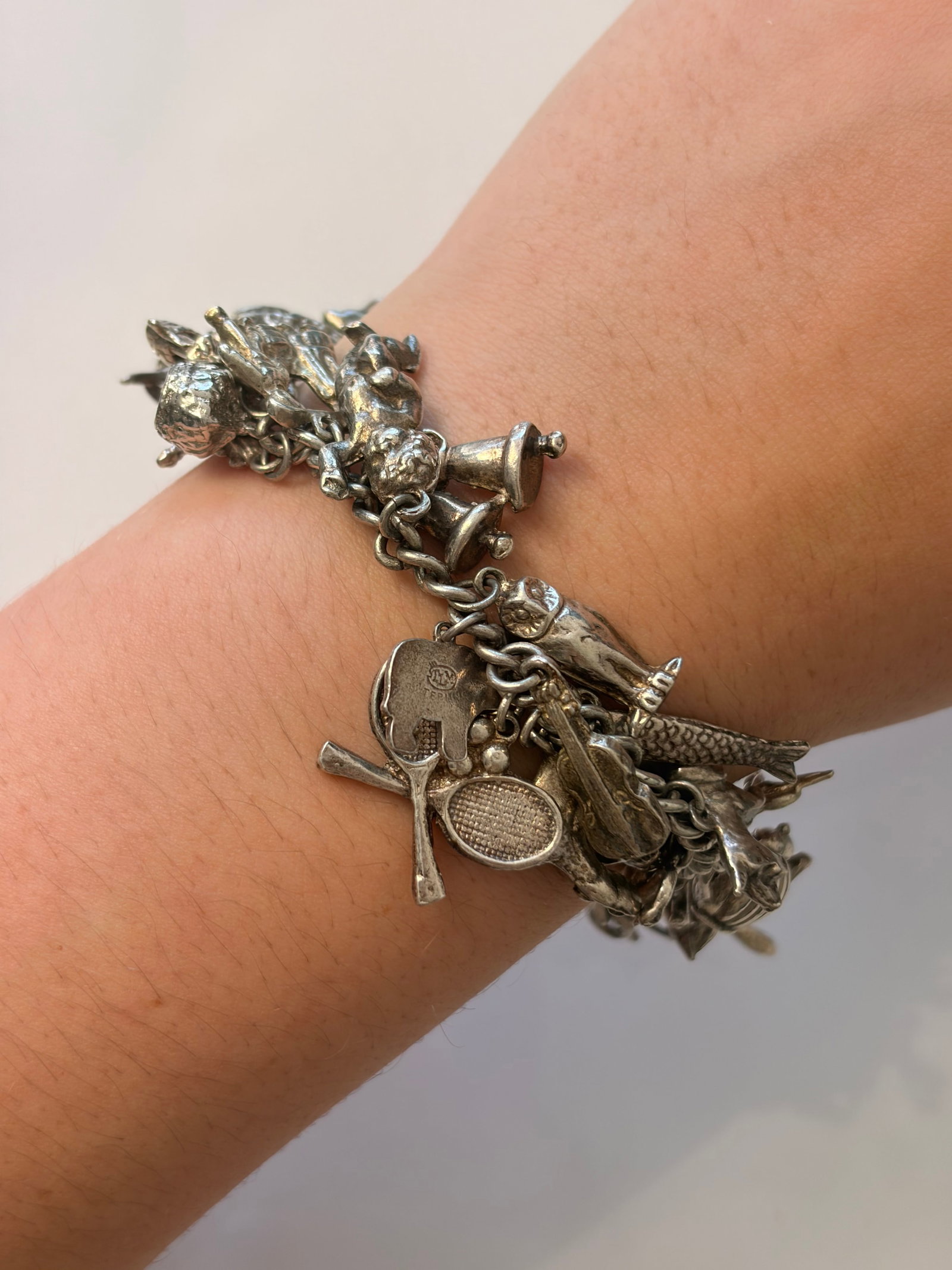 SILVER CHARM BRACELET - 2
