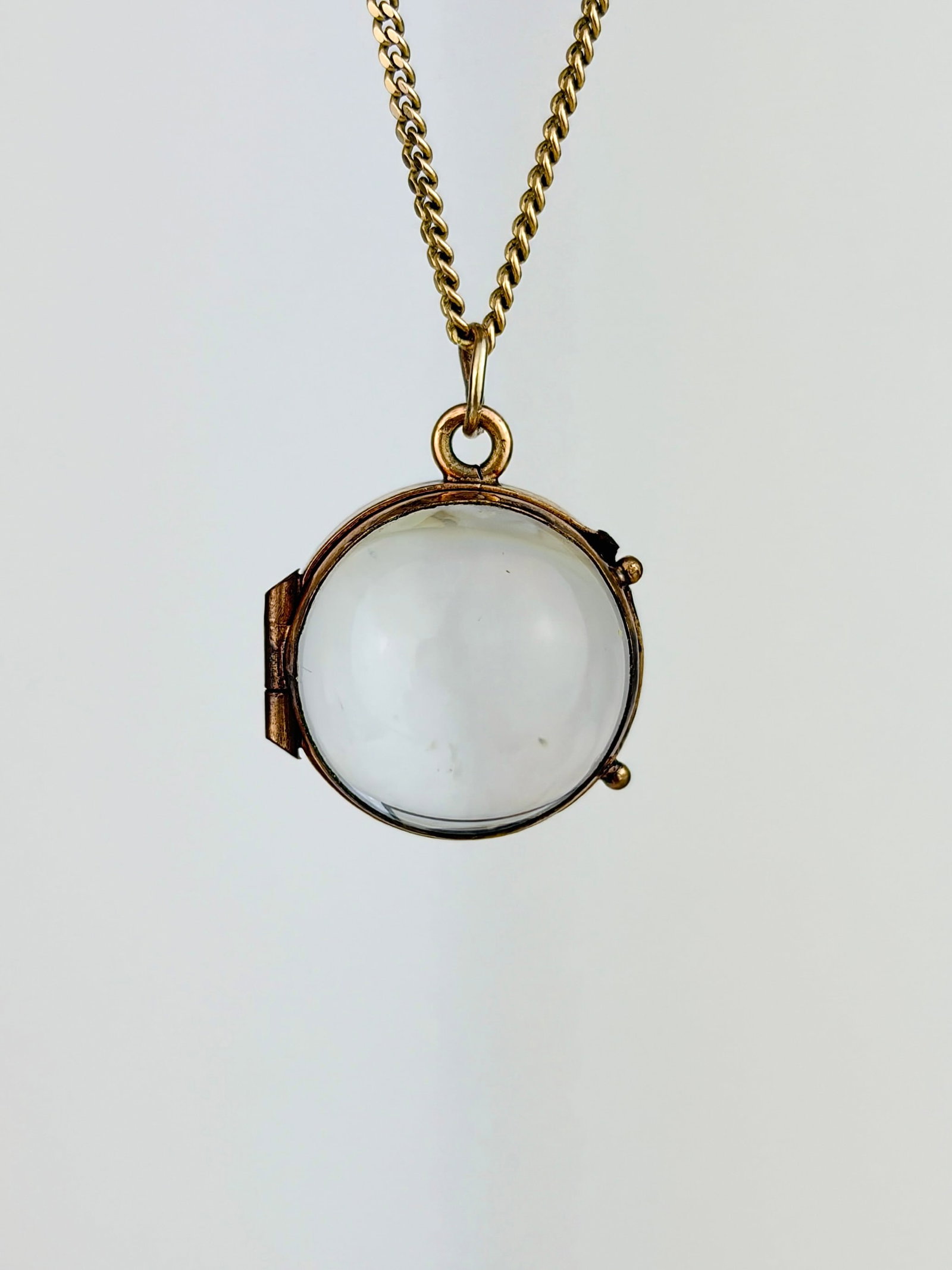 Yellow Metal Pool Of Light Orb (1 of 5)