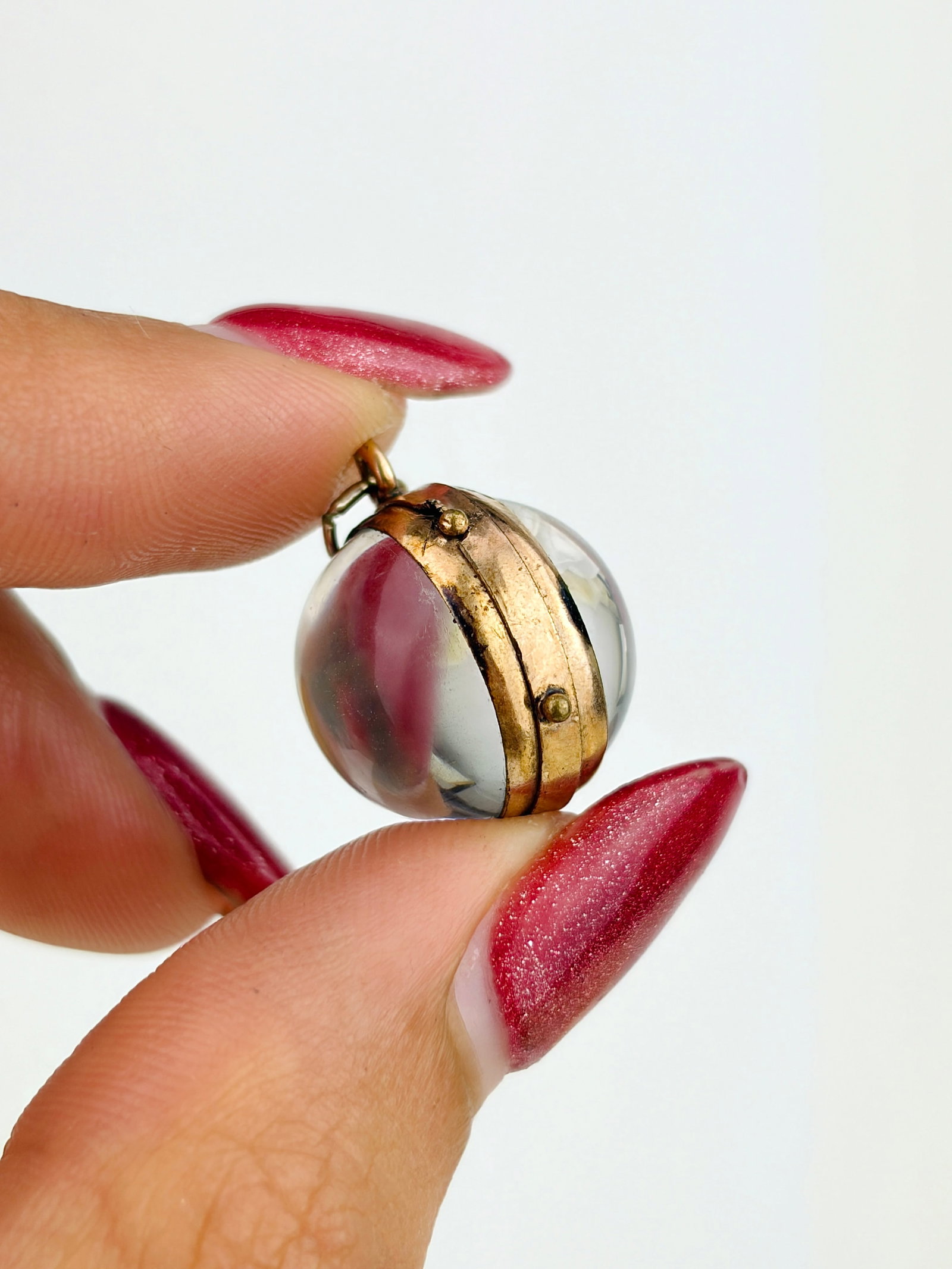 Yellow Metal Pool Of Light Orb - 3