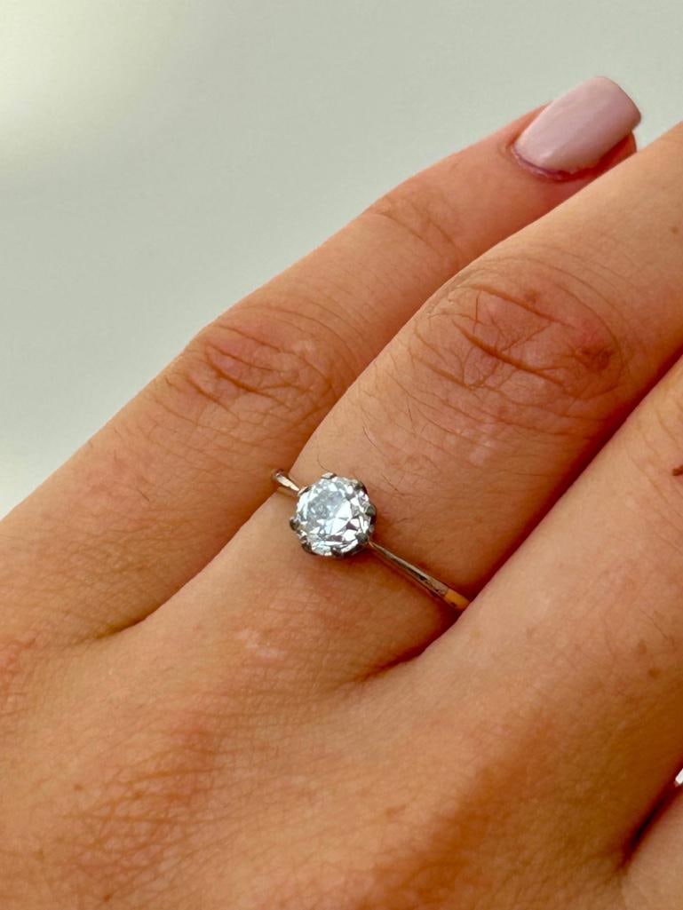 Chunky Diamond Engagement Style Ring in Gold - 6
