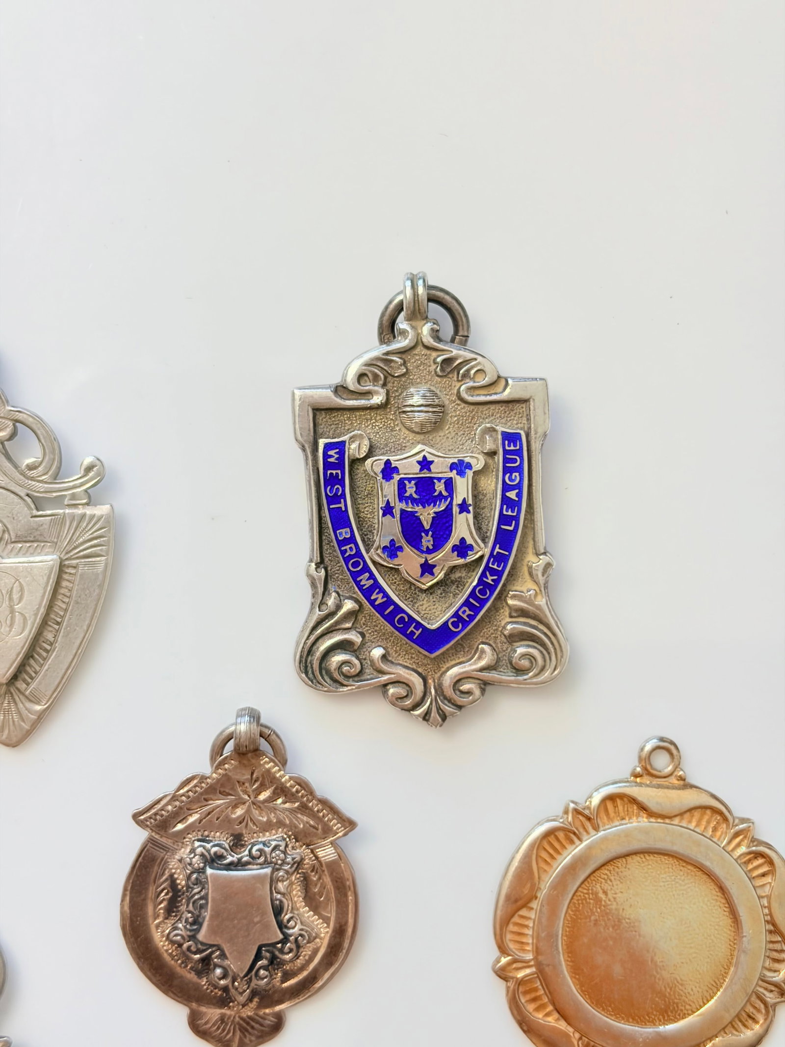 MIXED LOT- SILVER MEDALS ETC - 2