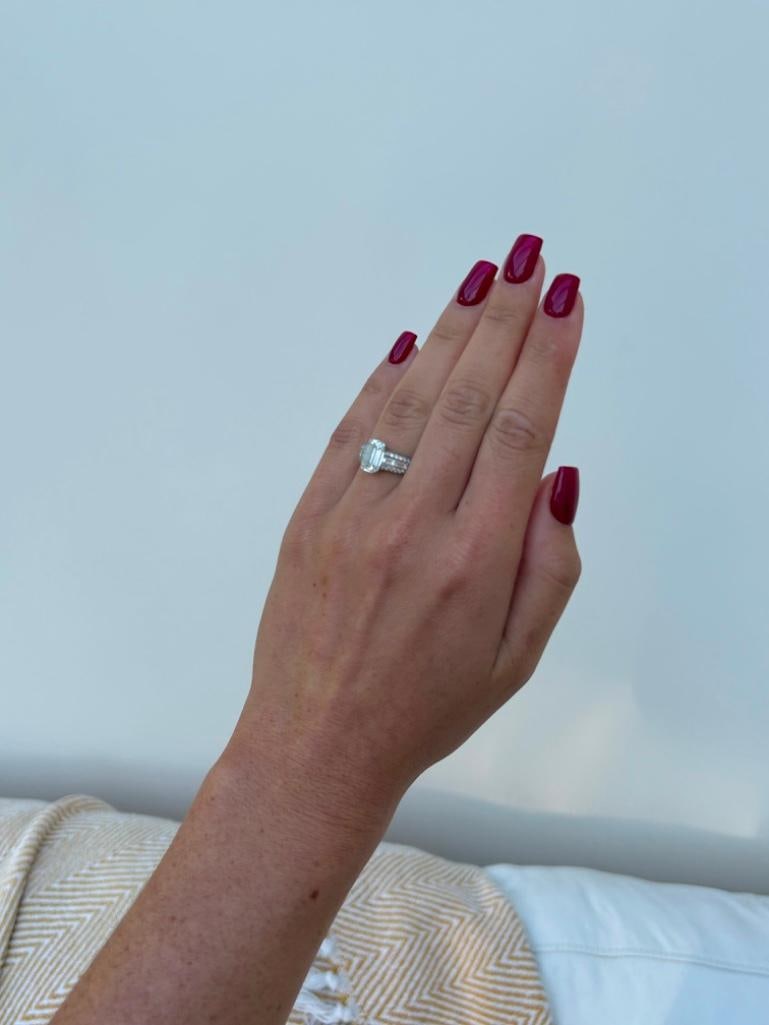 Huge 3.10ct Diamond Ring in White Gold - 3