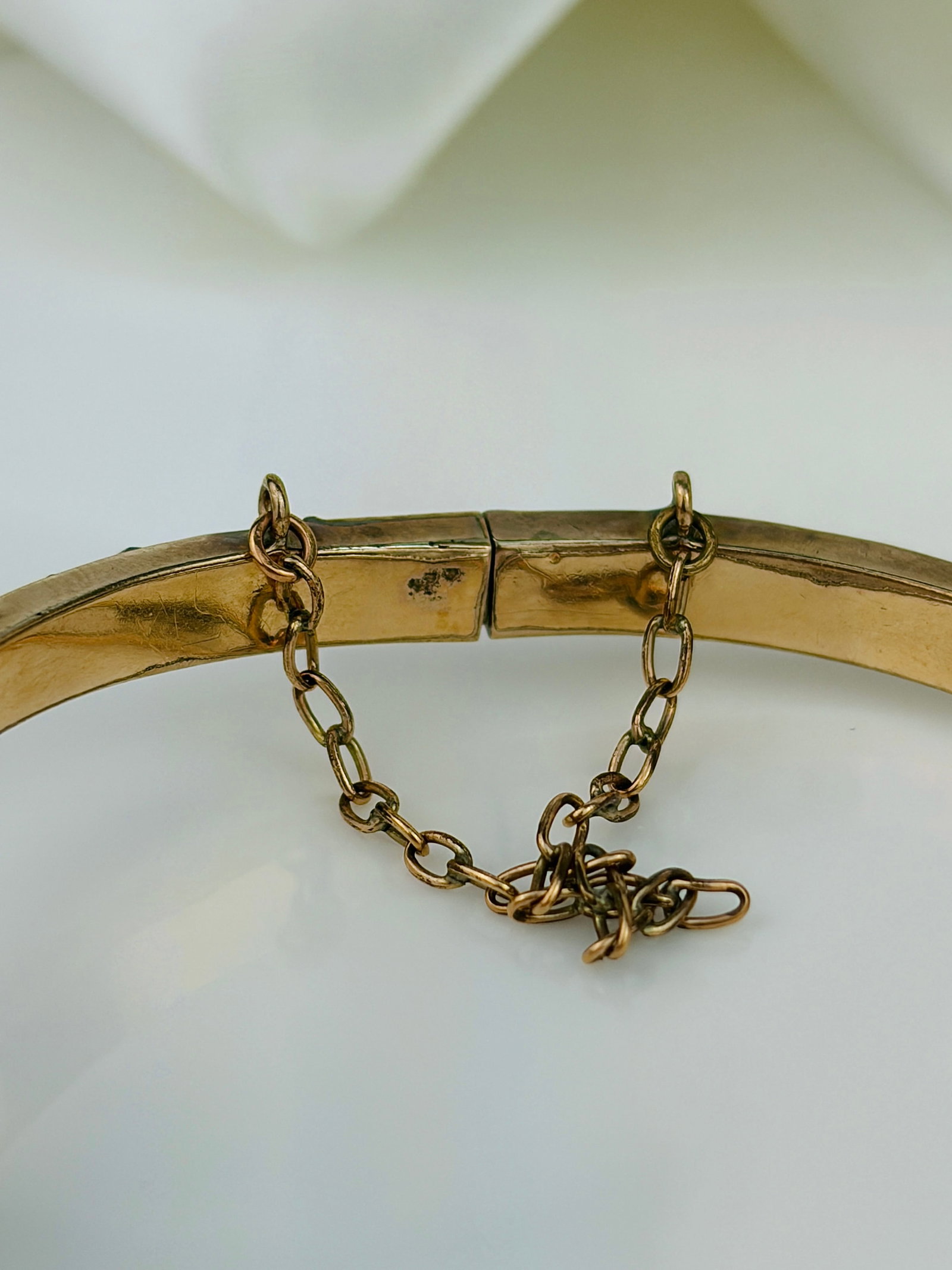 ANTIQUE GARNET BANGLE / BRACELET - 5