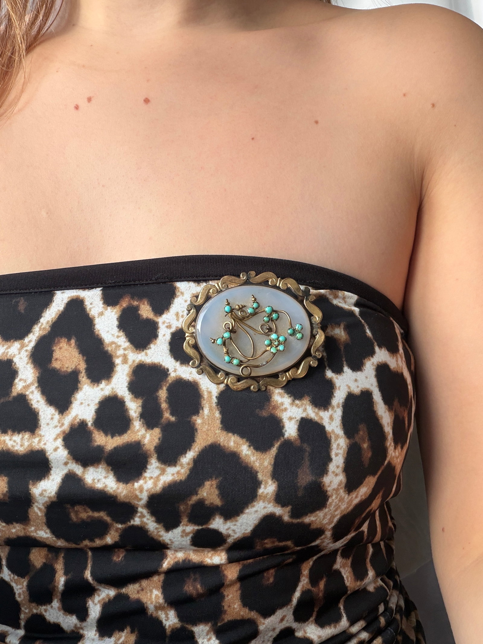 Antique large brooch - 5