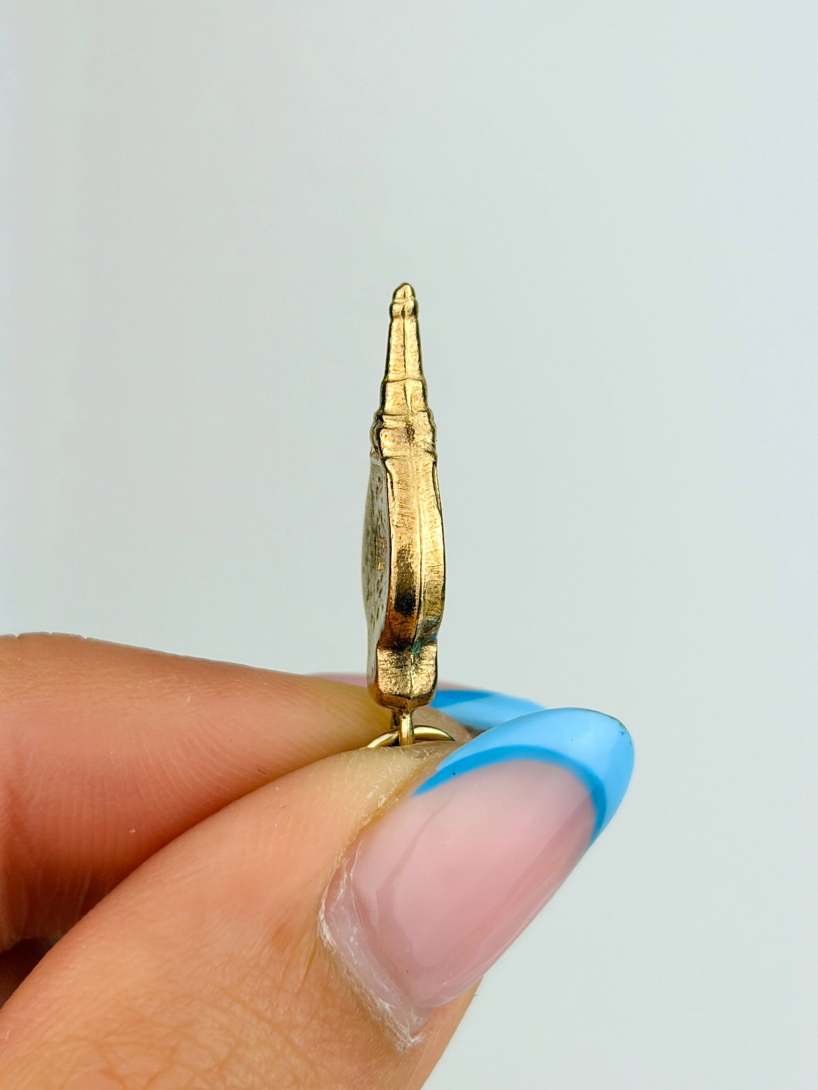 VINTAGE 9CT GOLD FIREPLACE BELLOWS CHARM - 2