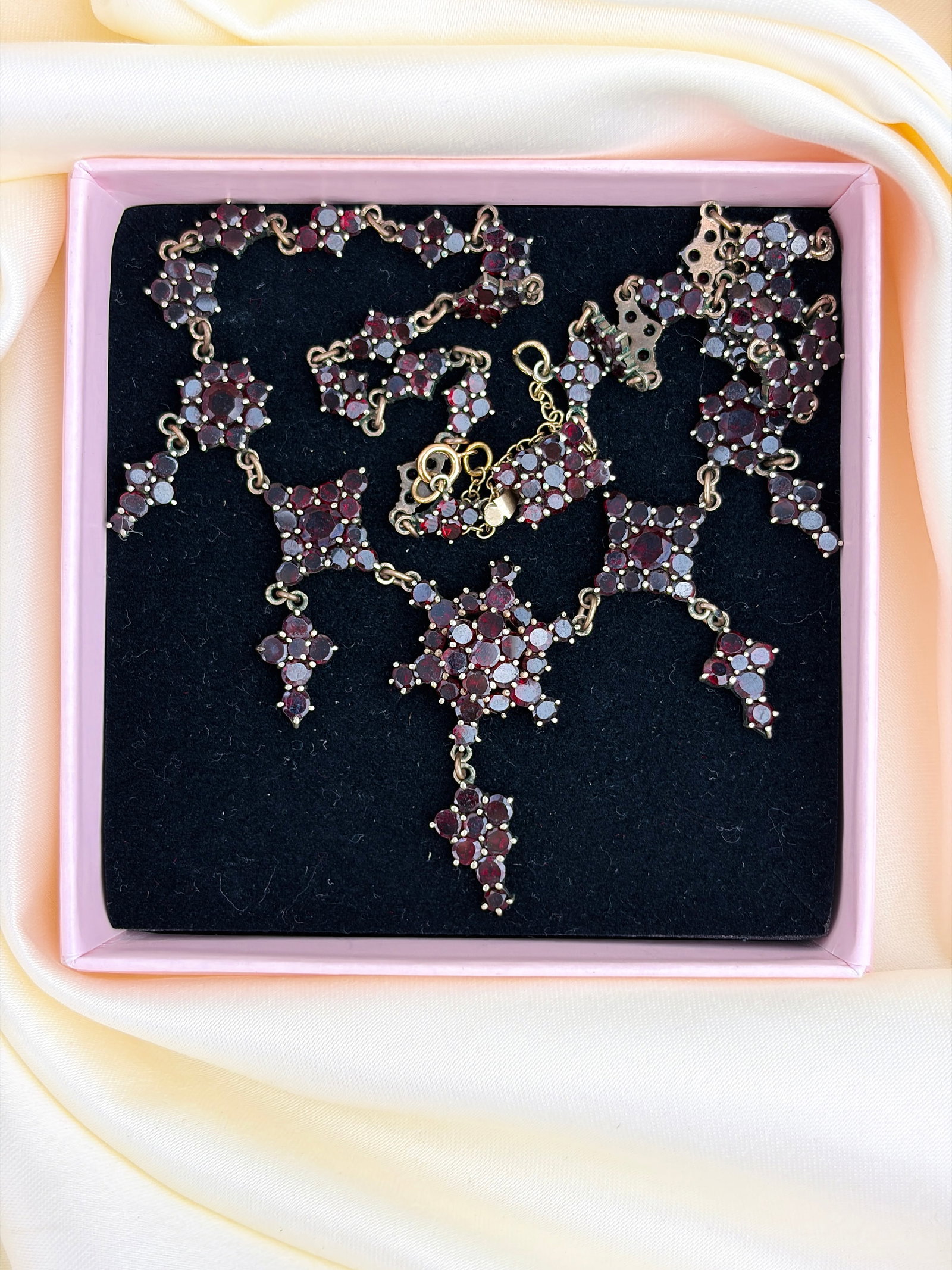 ANTIQUE BOHEMIAN GARNET NECKLACE - 9