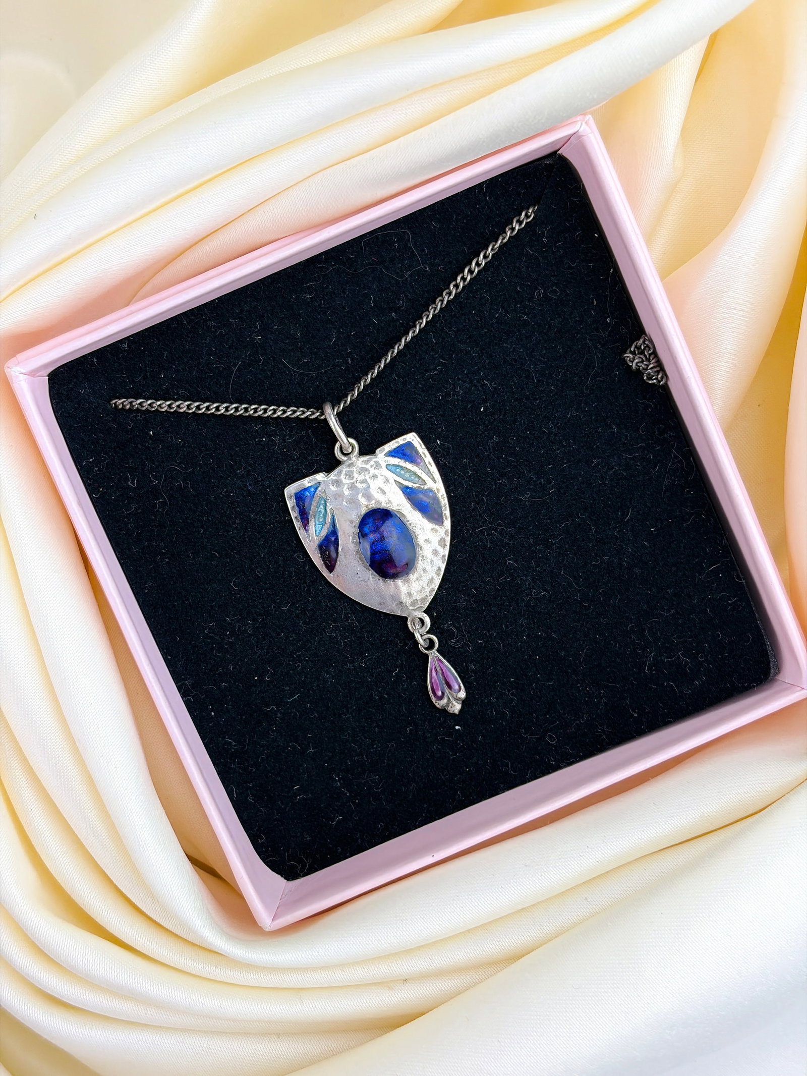 Silver Pendant and Chain - 8