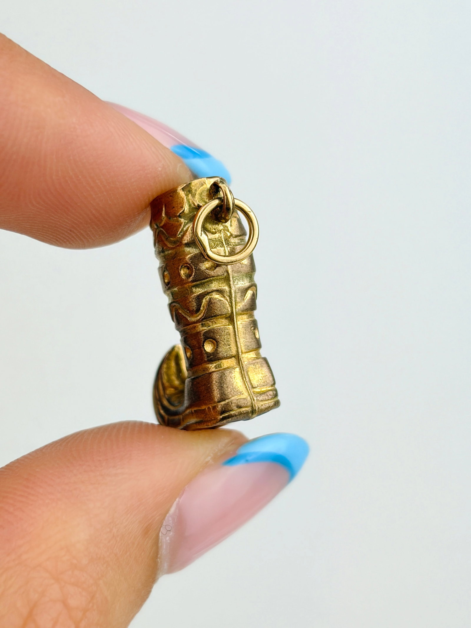 VINTAGE 9CT GOLD BOOT CHARM - 2