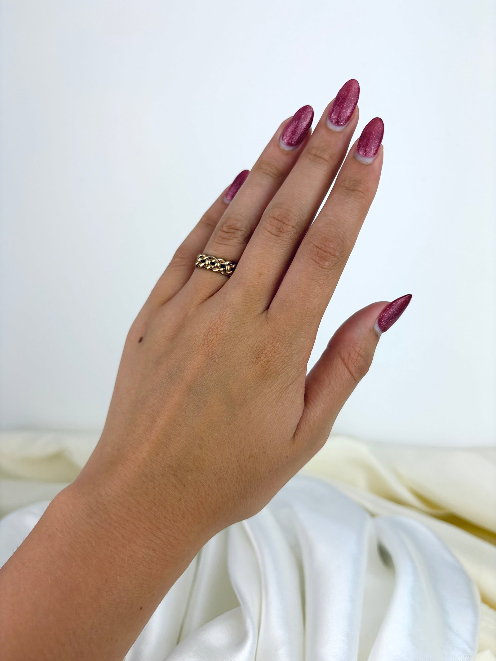 Antique 9ct Gold Keeper Style Band Ring - 7