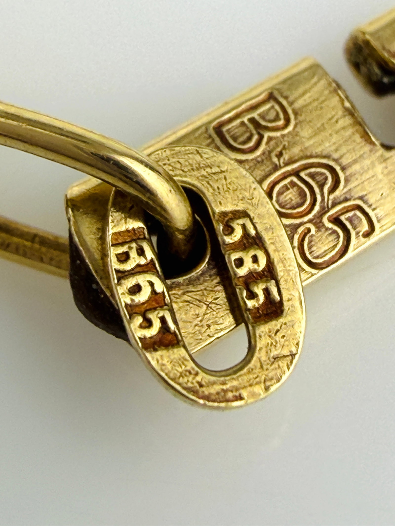 VINTAGE 14CT YELLOW GOLD BOX LINK CHAIN - 5