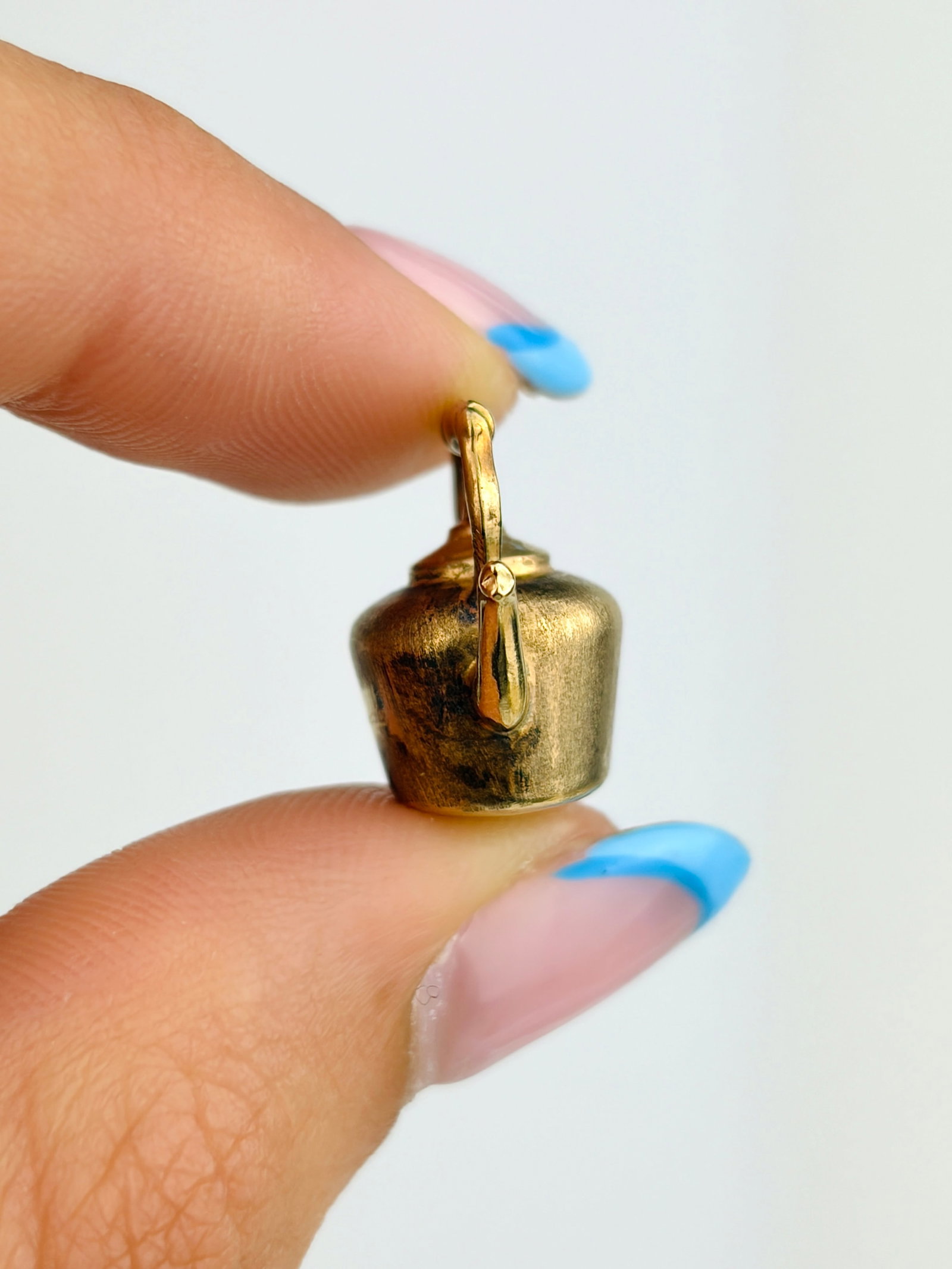 VINTAGE 9CT GOLD TEA POT CHARM - 2